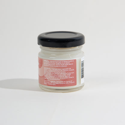 Mini bougie de massage - Pêche