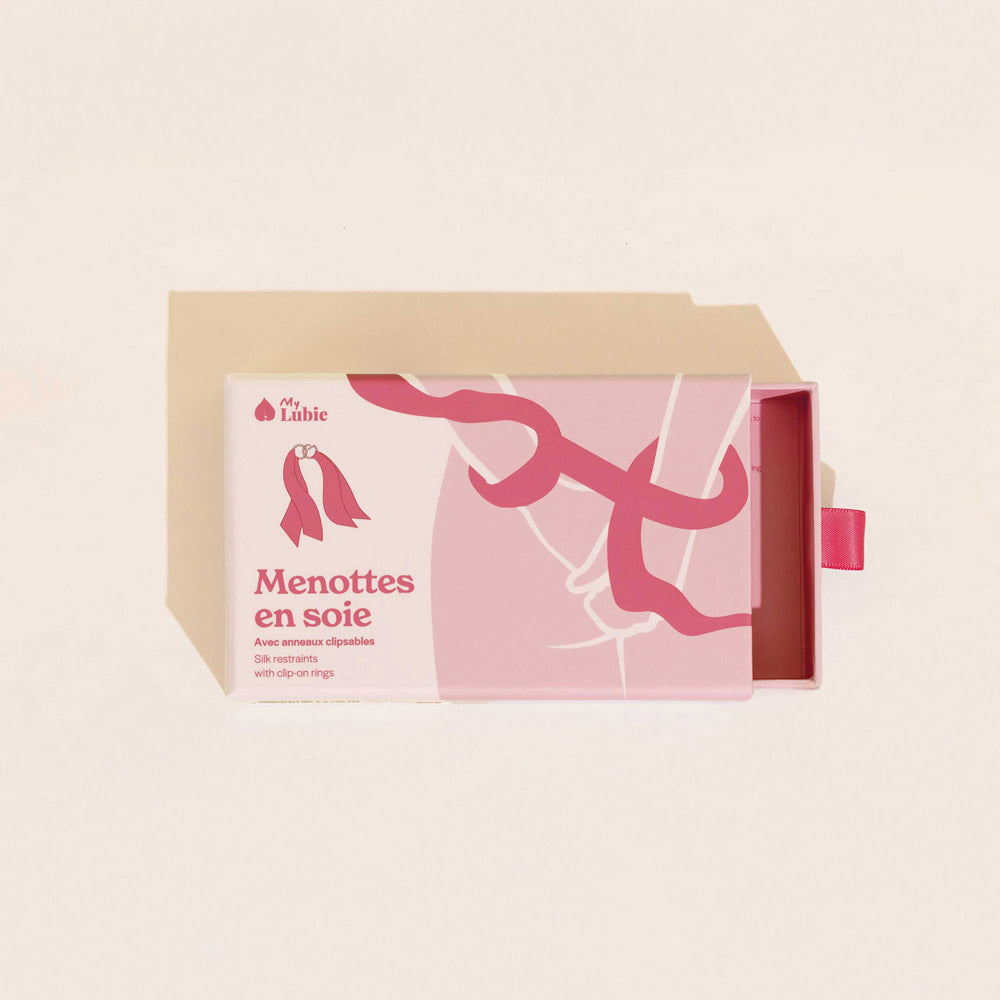 Silk handcuffs My Lubie - Cherry