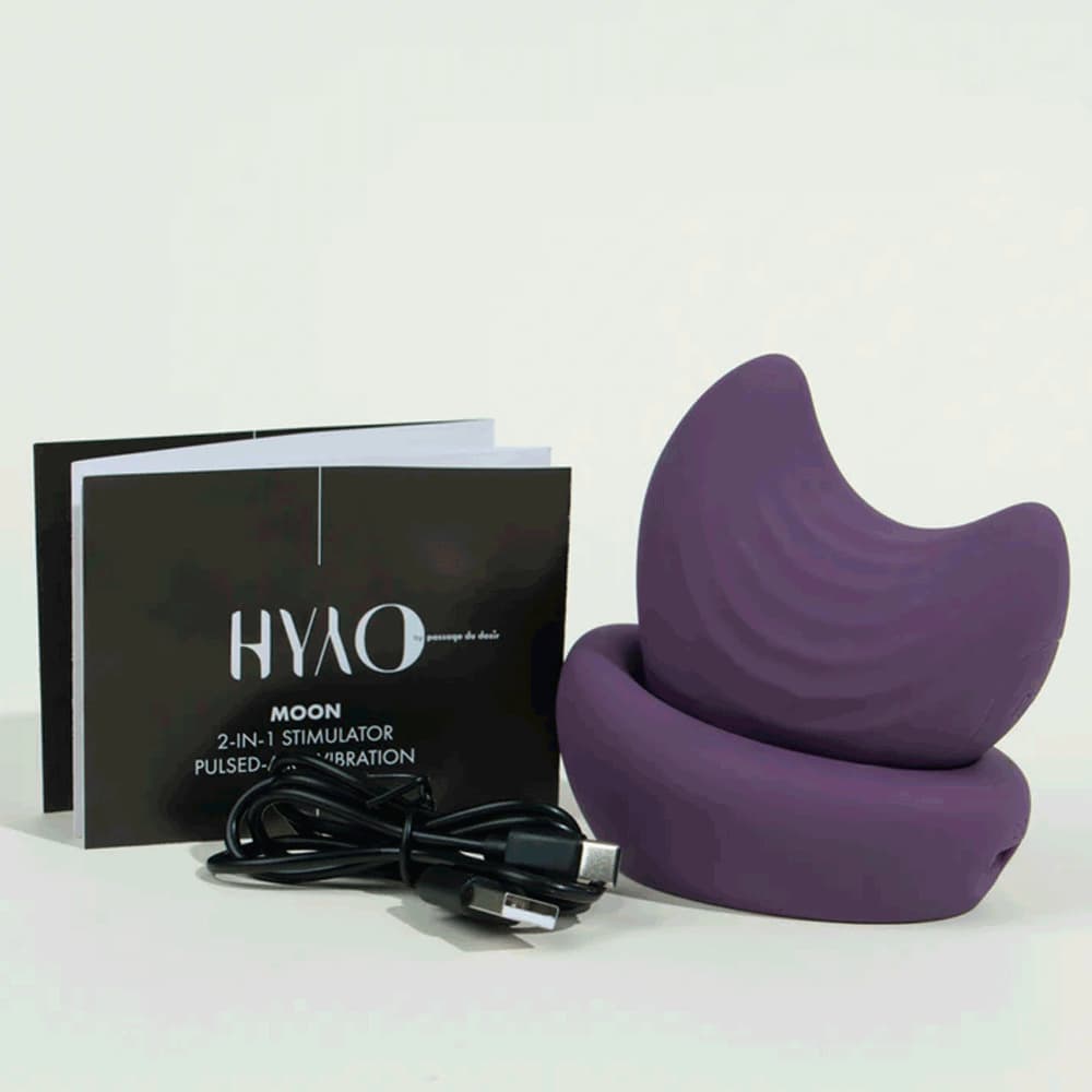Moon 2-in-1 stimulator from HYYO  - Purple
