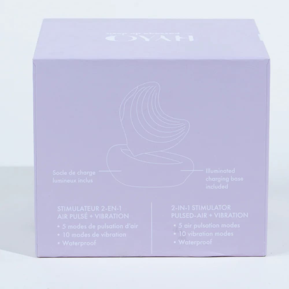 Moon 2-in-1 stimulator from HYYO  - Lilas