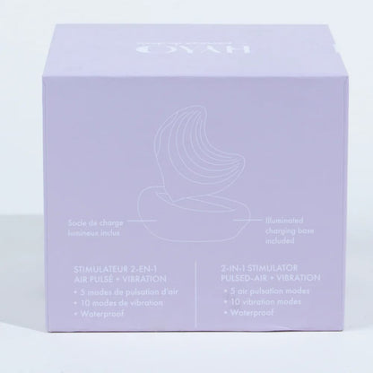 Moon 2-in-1 stimulator from HYYO  - Lilas