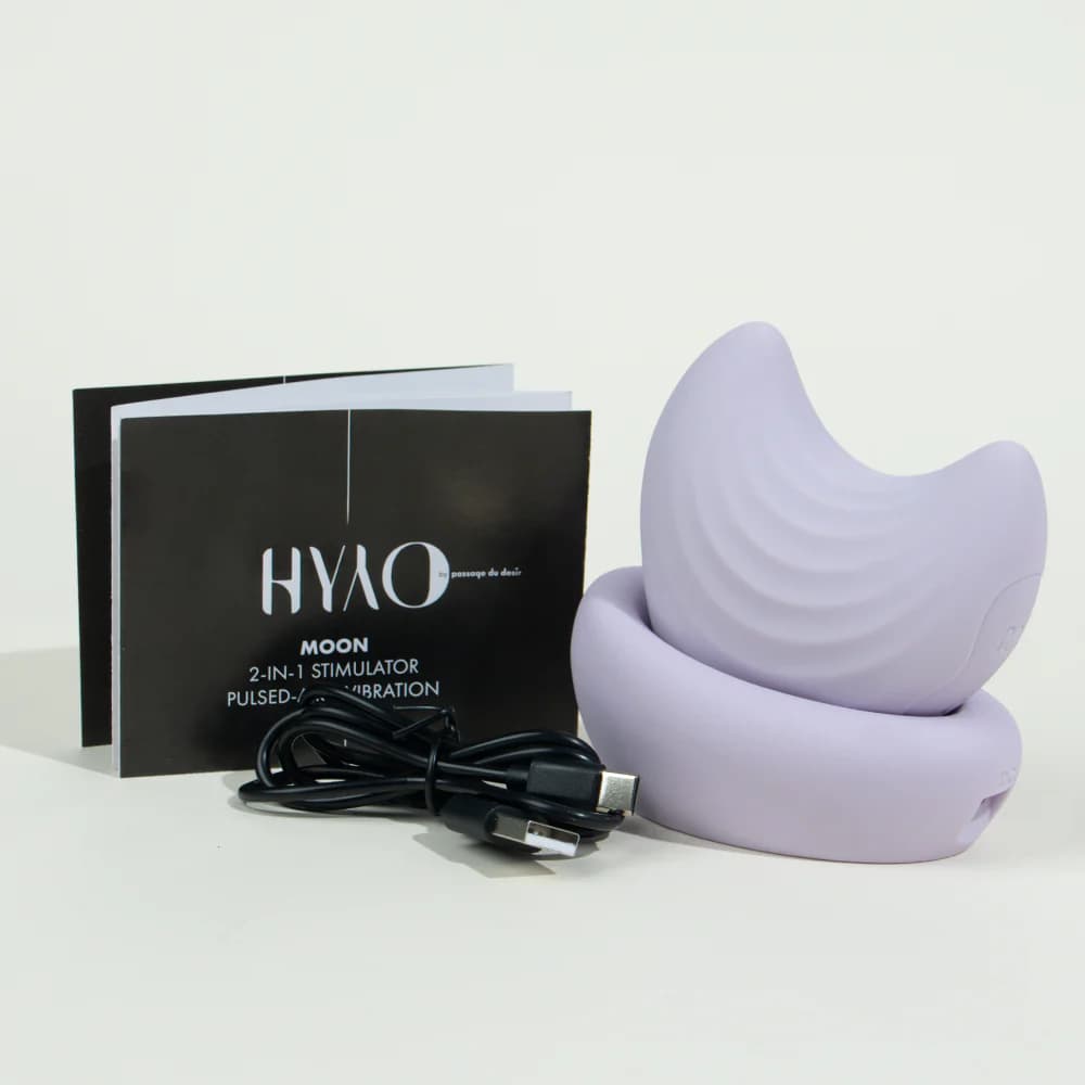 Moon 2-in-1 stimulator from HYYO  - Lilac