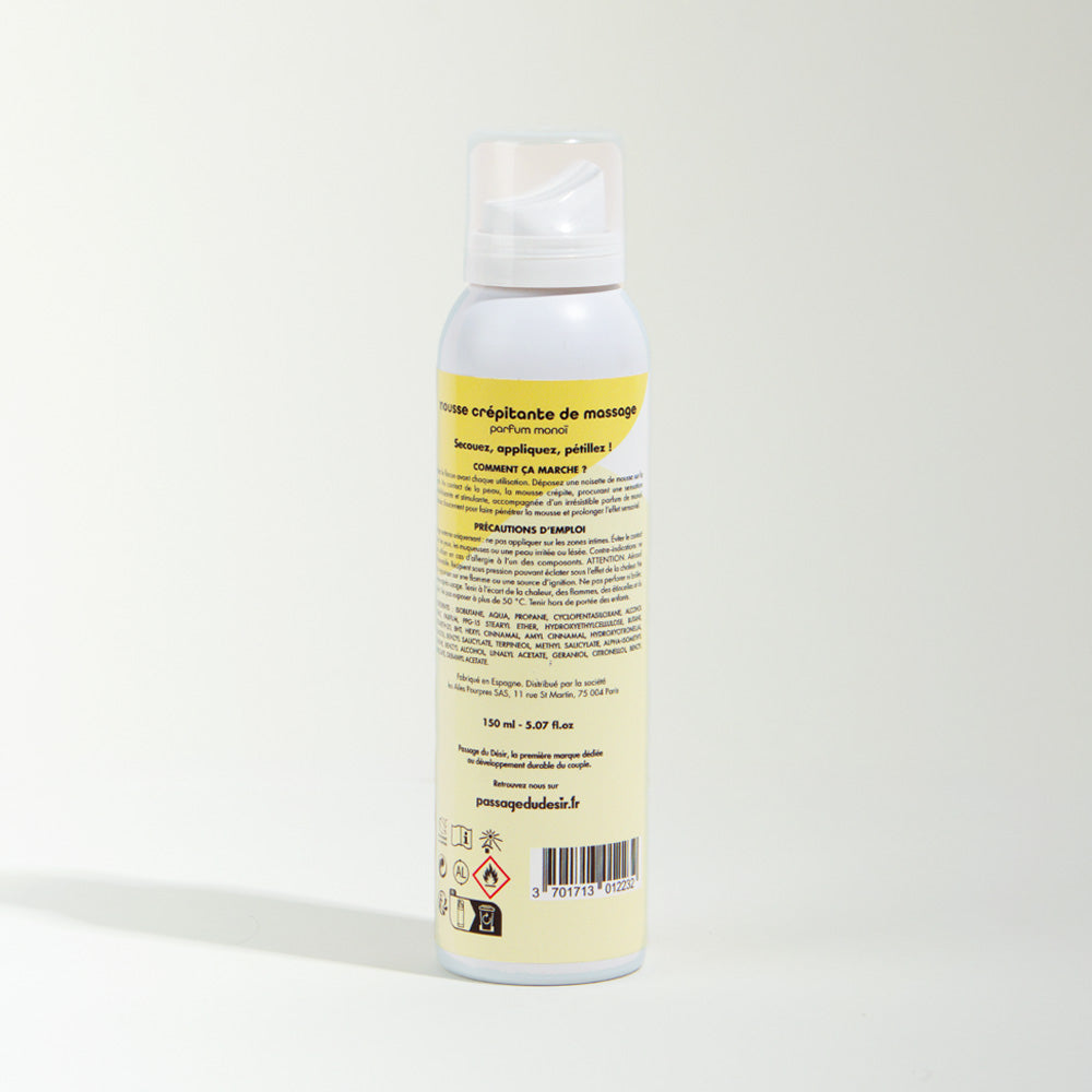 Poutpast and moisturizing massage foam - Monoi