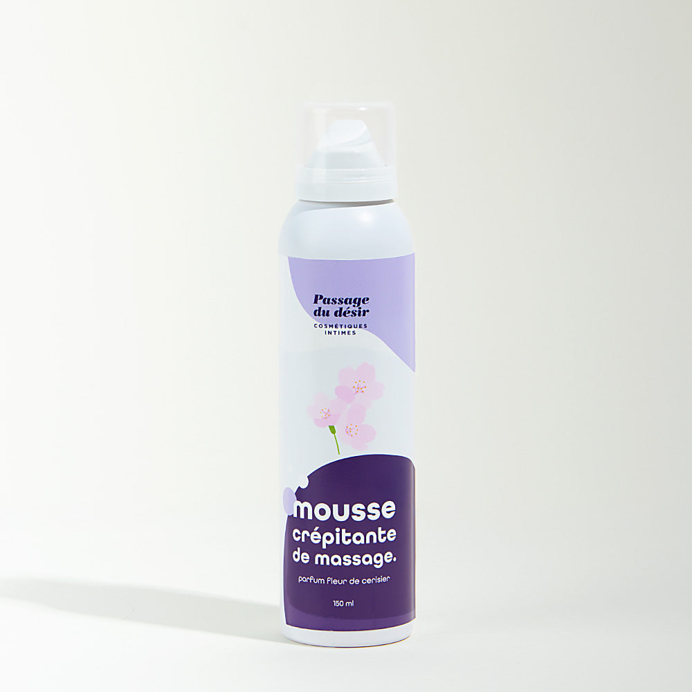 Poutpast and moisturizing massage foam - Cherry blossom