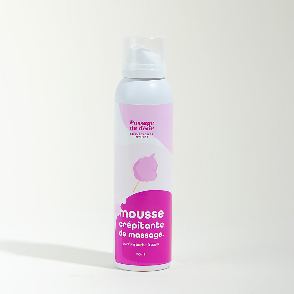 Poutpast and moisturizing massage foam - Cotton candy
