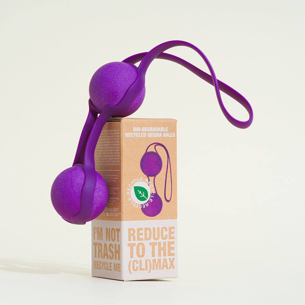 Boules de geisha en plastique recyclé - Violet