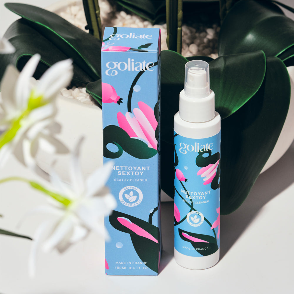 Organic disinfectant cleaner for sex toys