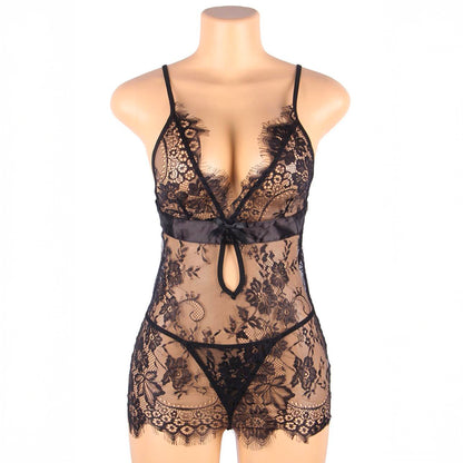 Sexy nightgown Angelina OhYeah  - Black