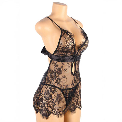 Sexy nightgown Angelina OhYeah  - Black