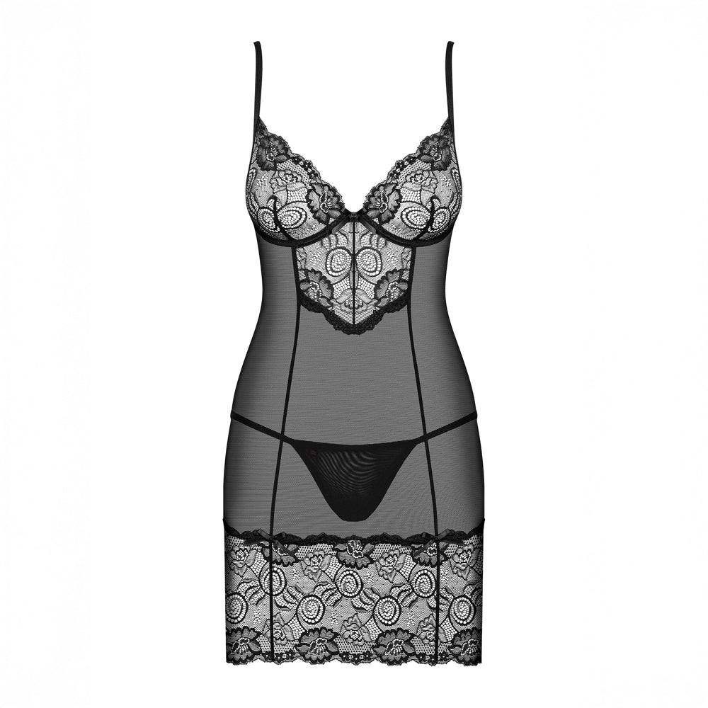 Alluria Chemise & Thong — Obsessive