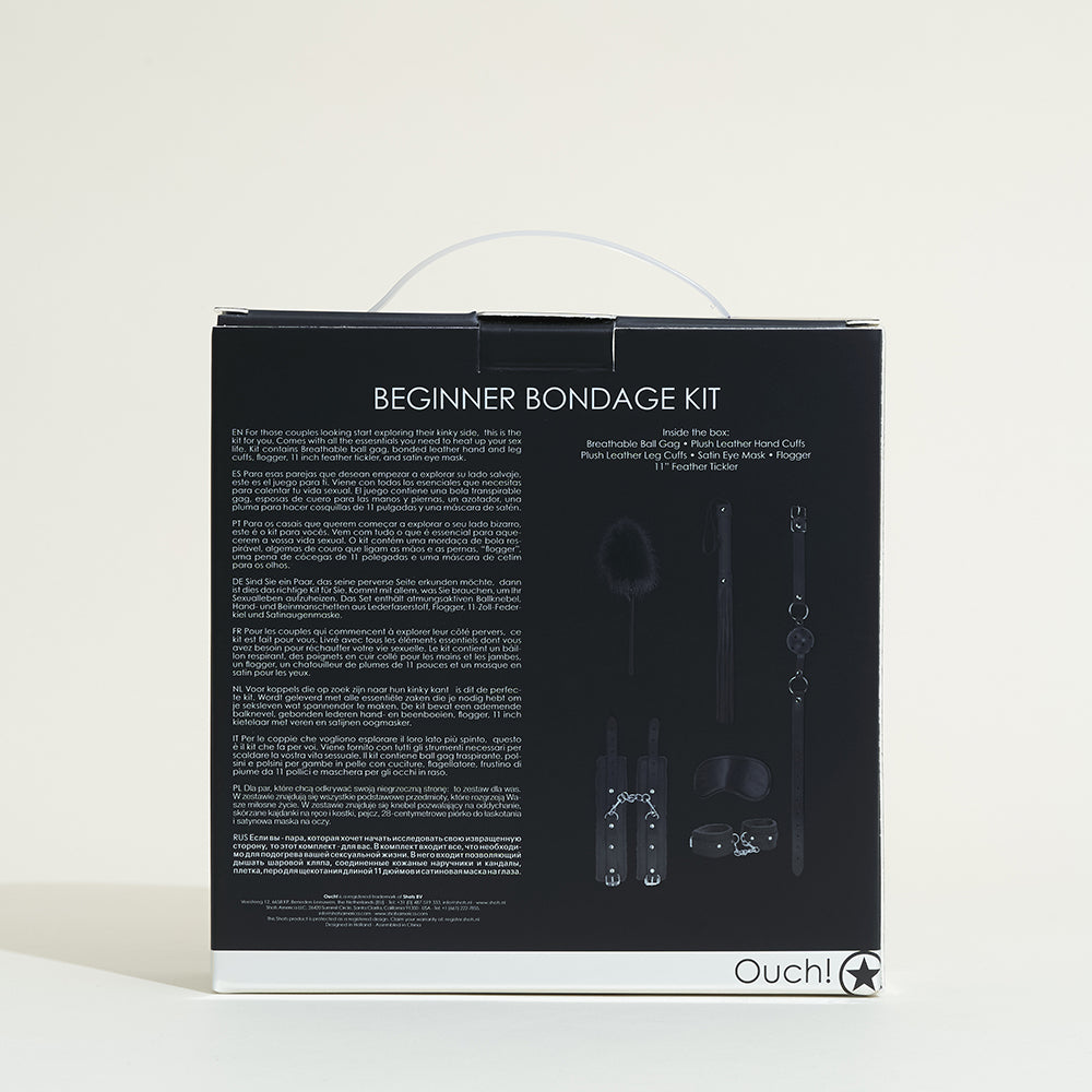 6 -room beginner bondage kit - Black
