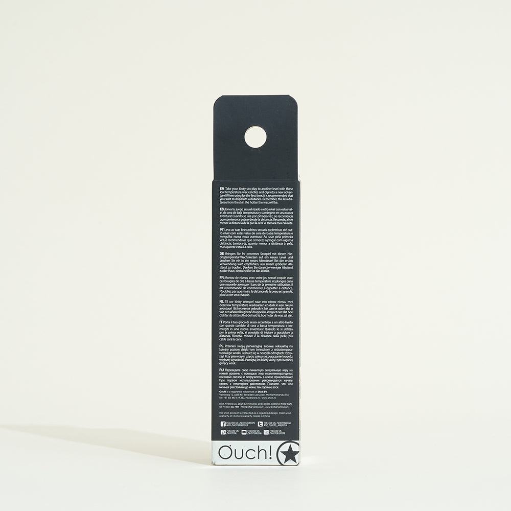 BDDSM Low temperature candle of Ouch ! - Chocolate