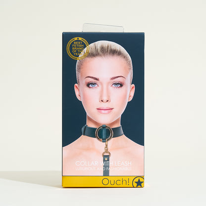 Collier et laisse Halo de Ouch !
