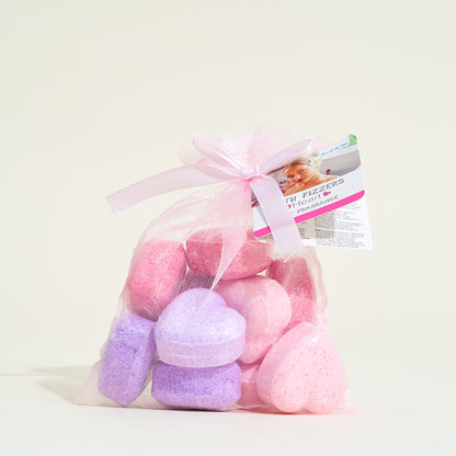 Heart bath balls