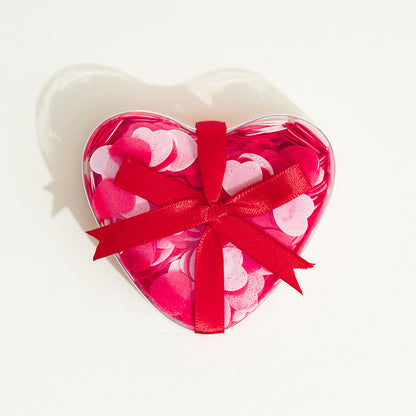 Confettis for the heart bath