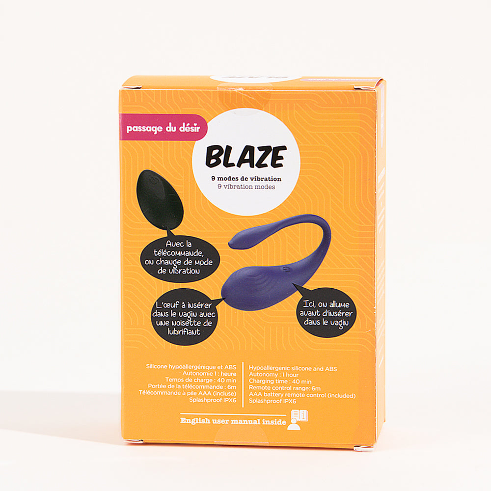 Oeuf vibrant télécommandé Blaze