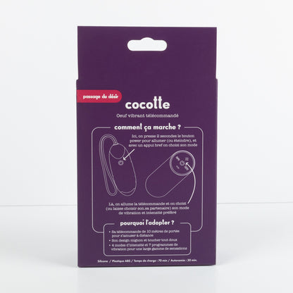 Cocotte - remote-controlled vibrating egg - Fishing