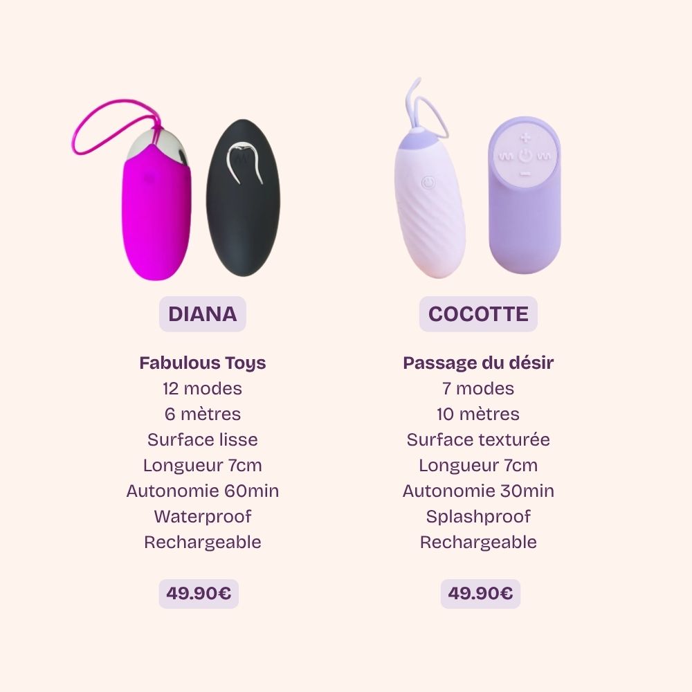 Cocotte remote control vibrating egg