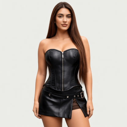 Corset Wetlook Zip OhYeah - corset wet look oh yeah