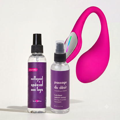 Pack Lush 4 + Reinigungs-Spray + Gleitgel Passage du Désir