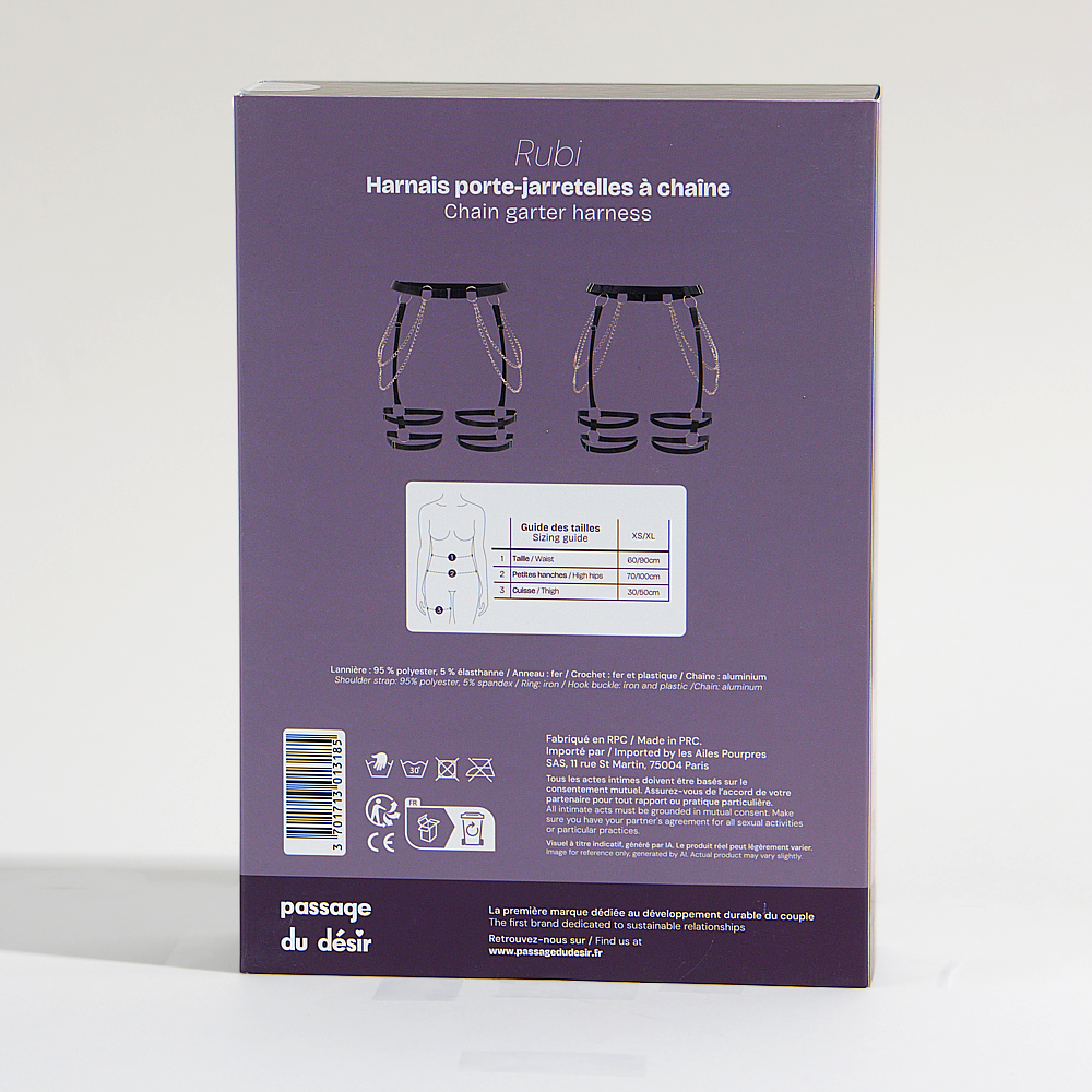 Rubi Chain garter Harness