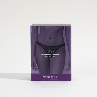 String ouvert à dentelle Lilou - String ouvert à dentelle Lilou