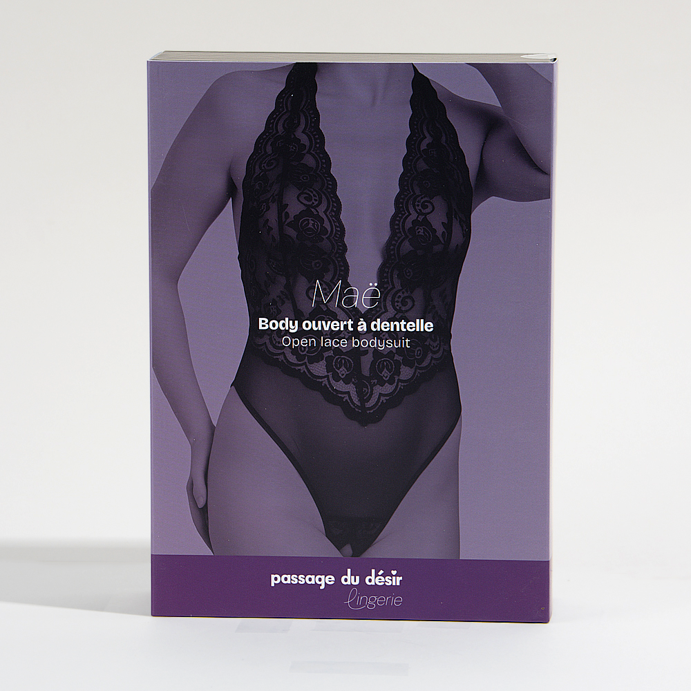 Body ouvert à dentelle Maë