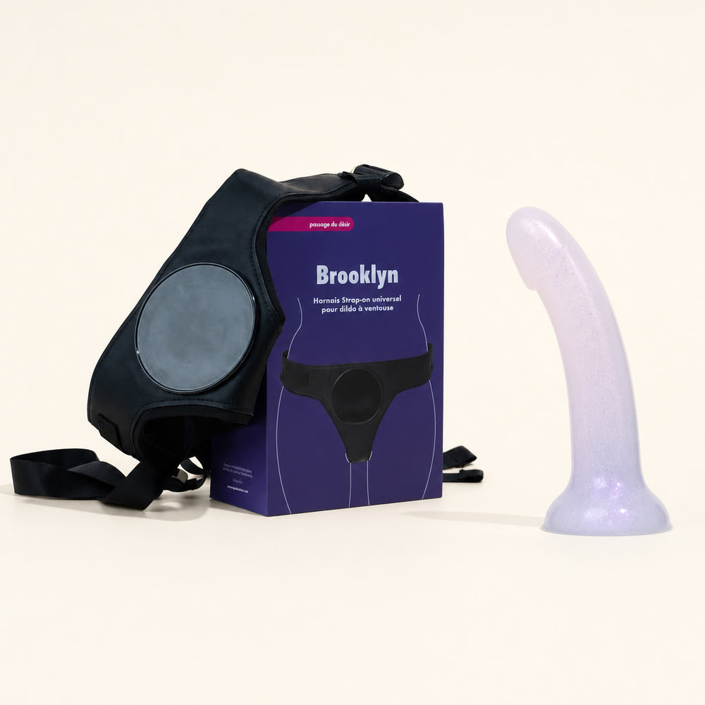 Brooklyn Universal Harness x Funky Dildo Pack - Twiggy