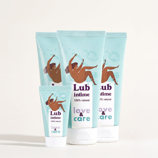 Voordeelverpakking natuurlijk glijmiddel 3x100 ml + 25 ml gratis Love&Care