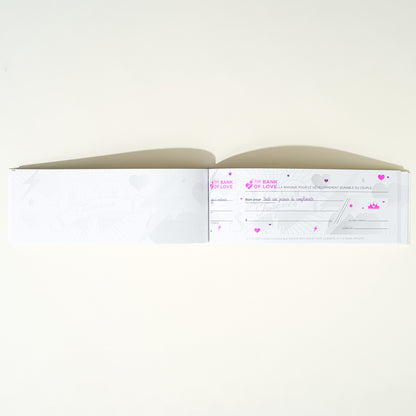 Bank of love checkbook Passage du Désir