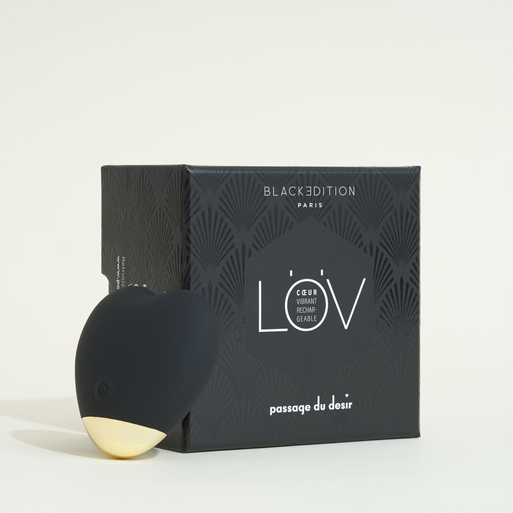 Galet vibrant cœur LÖV