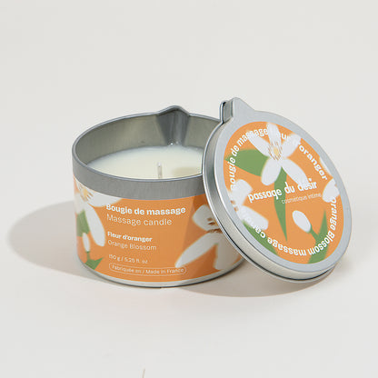 Bougie de massage Passage du Désir - Fleur d'oranger