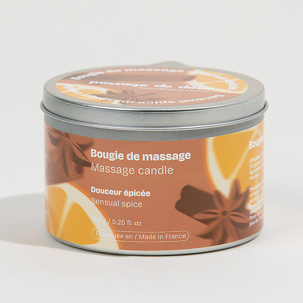 Bougie de massage Passage du Désir - Douceur épicée