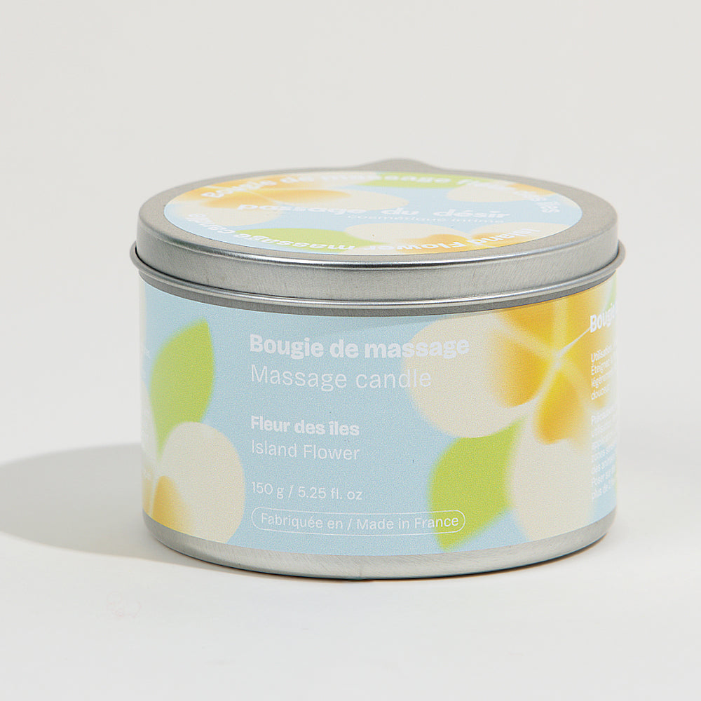 Bougie de massage Passage du Désir - Fleur des îles