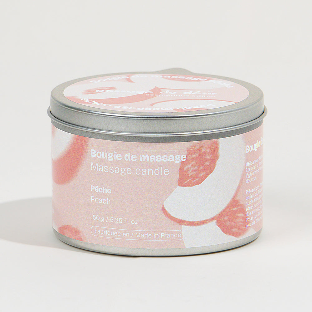 Bougie de massage Passage du Désir - Pêche