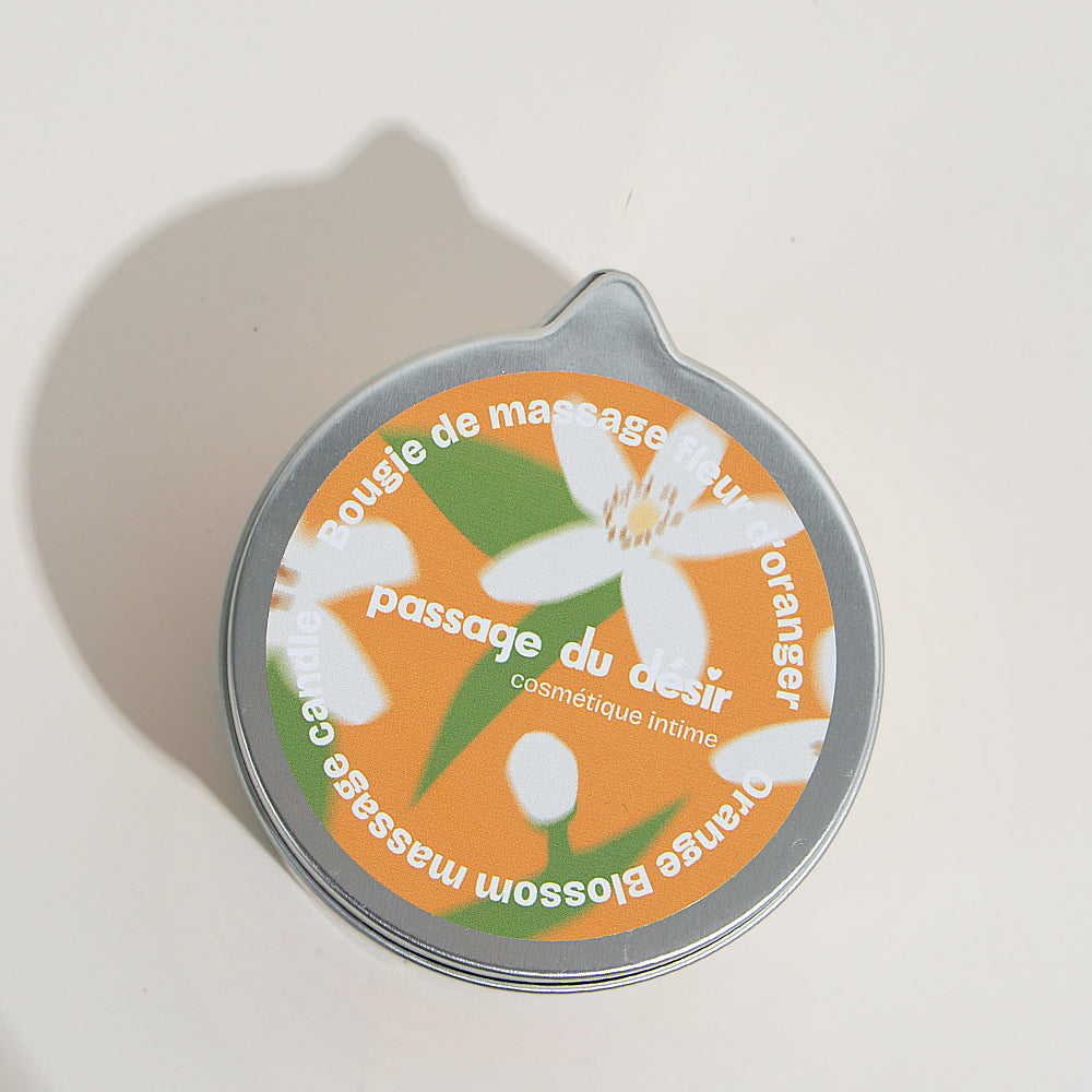 Bougie de massage Passage du Désir - Fleur d'oranger