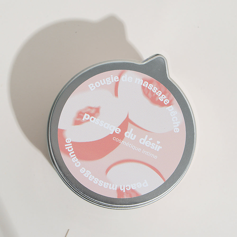 Bougie de massage Passage du Désir - Pêche