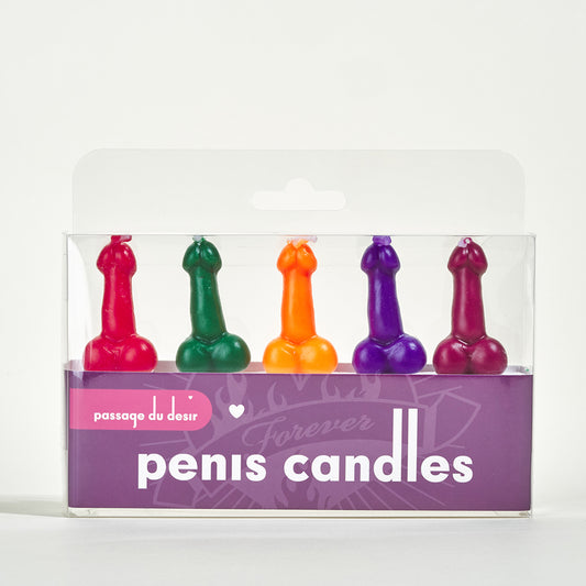 Penis Candles: 5 mini pierenkaarsjes