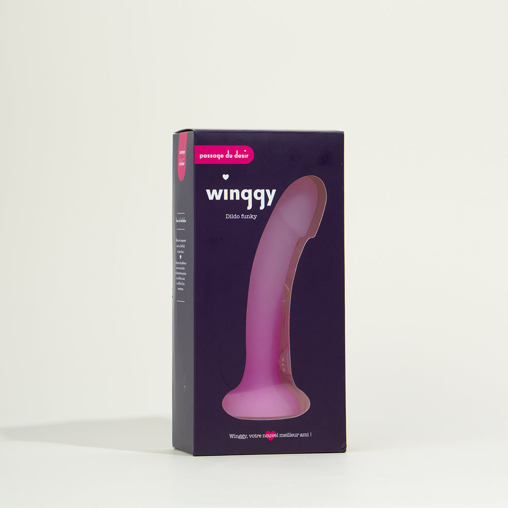 Funky suction cup dildo  - Winggy
