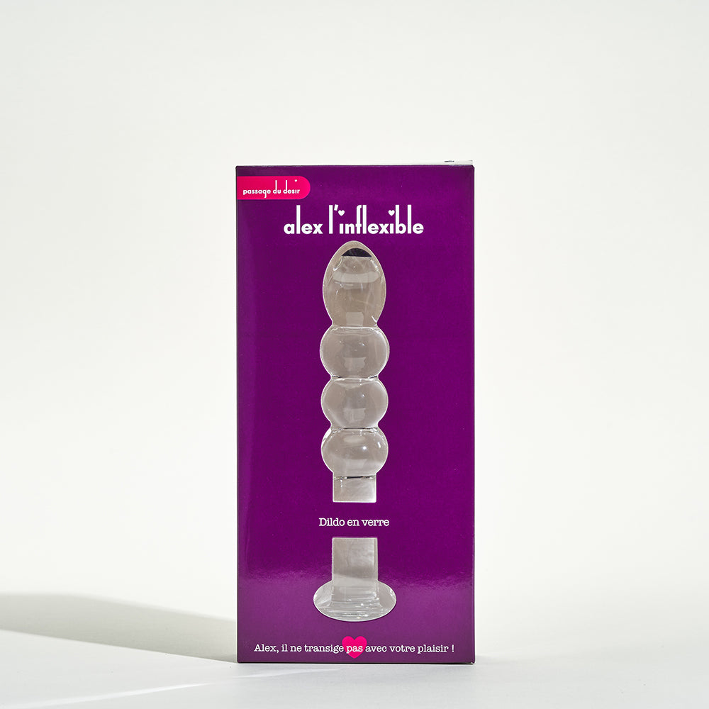 Dildo en verre Alex l’inflexible