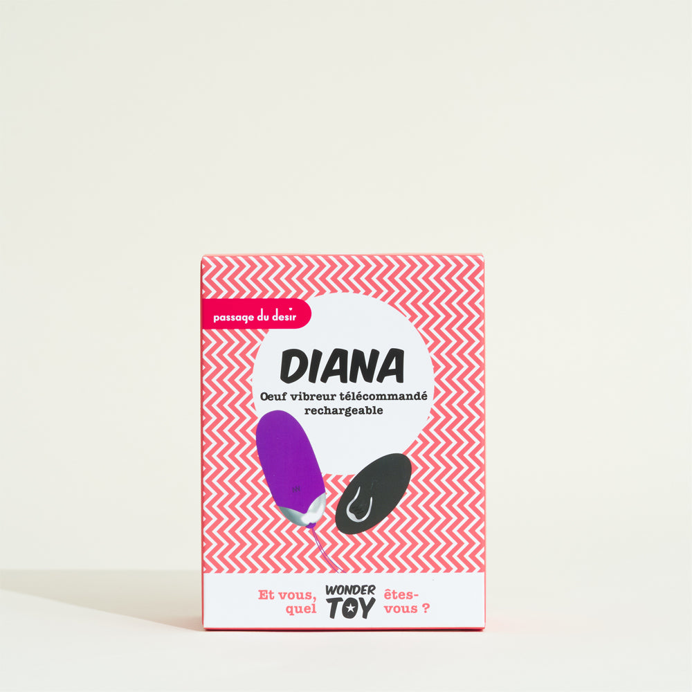 Oeuf vibrant télécommandé Diana