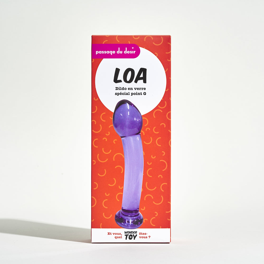 Dildo en verre Loa