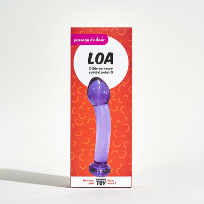 Dildo en verre Loa