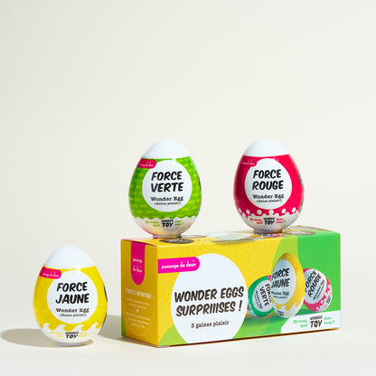 Box of 3 surprise eggs Wonder Eggs