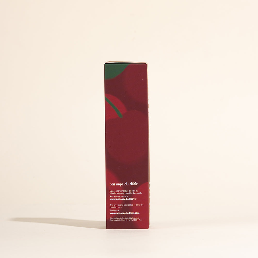 Huile de massage gourmande et chauffante - Cerise