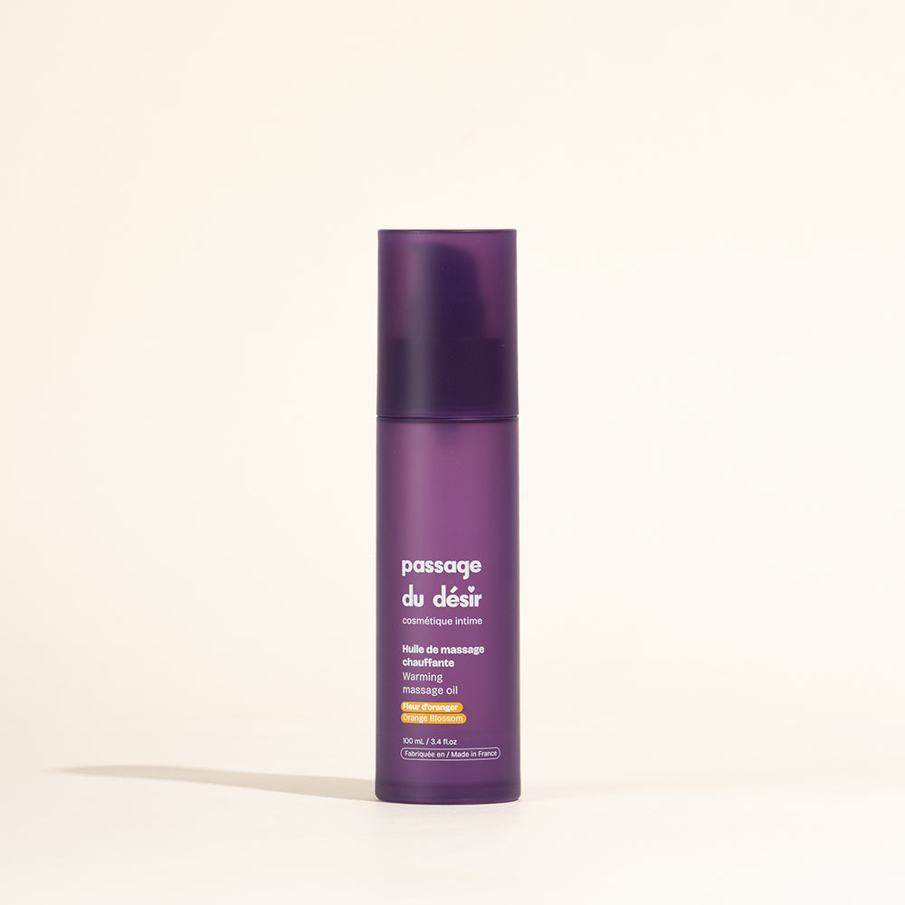 Huile de massage gourmande et chauffante - Fleur d'oranger