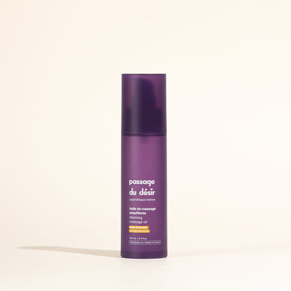 Huile de massage gourmande et chauffante - Fleur d'oranger