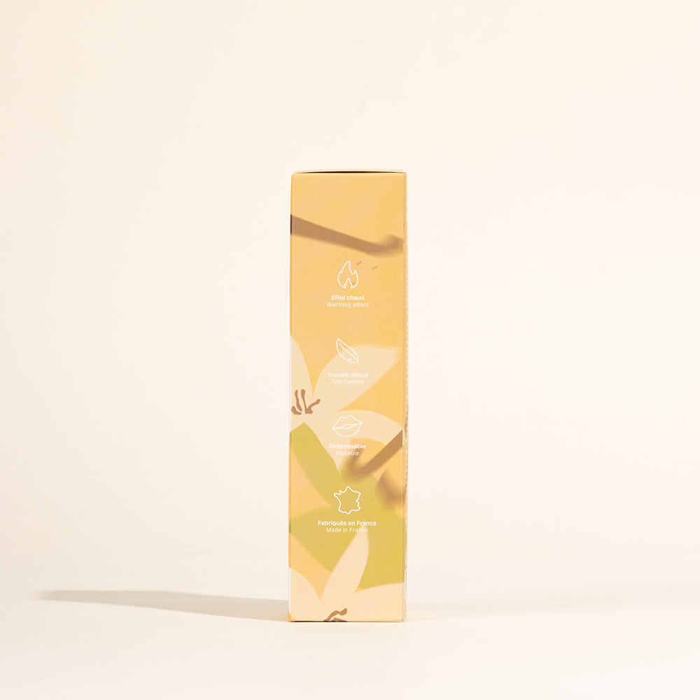 Huile de massage gourmande et chauffante - Vanille