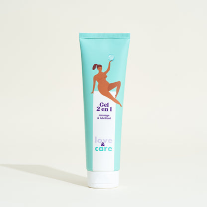 2 in 1 massage and lubricant gel