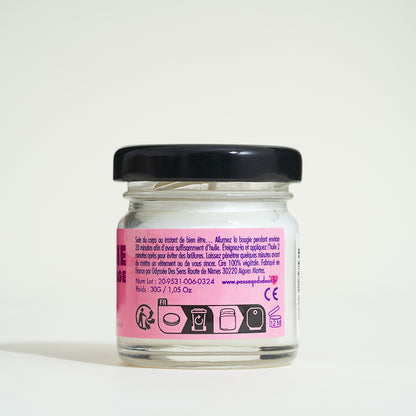 Mini massage candle - Lotus